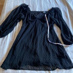 MISSGUIDED - Black Milkmaid Dress 🖤